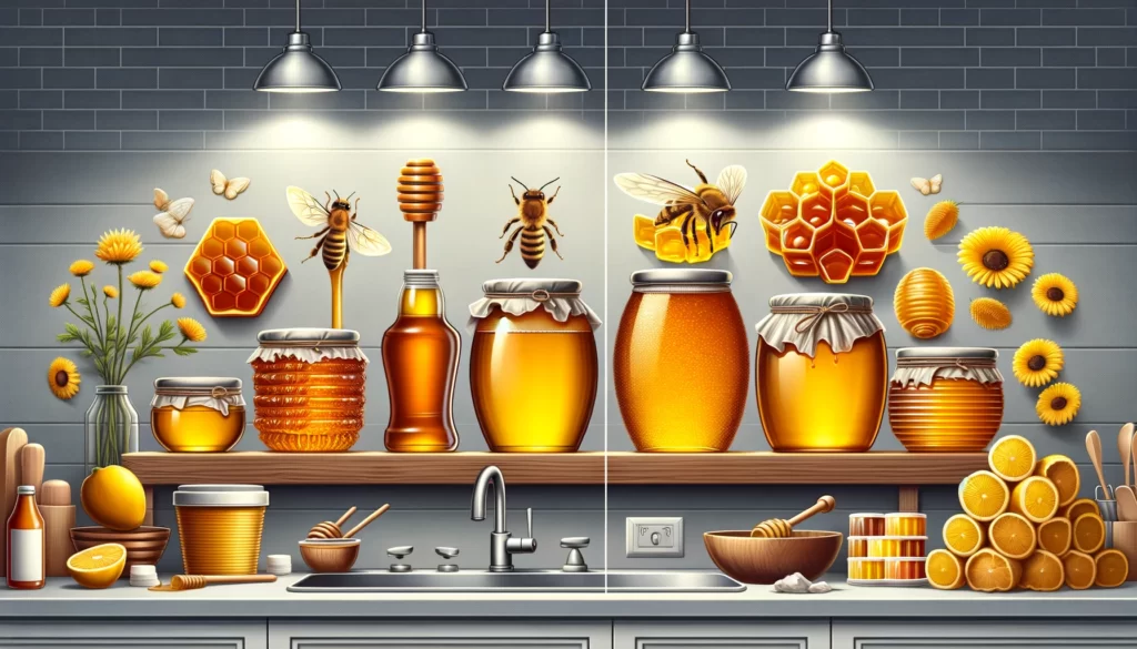 التفريق بين العسل الاصلي والمغشوش