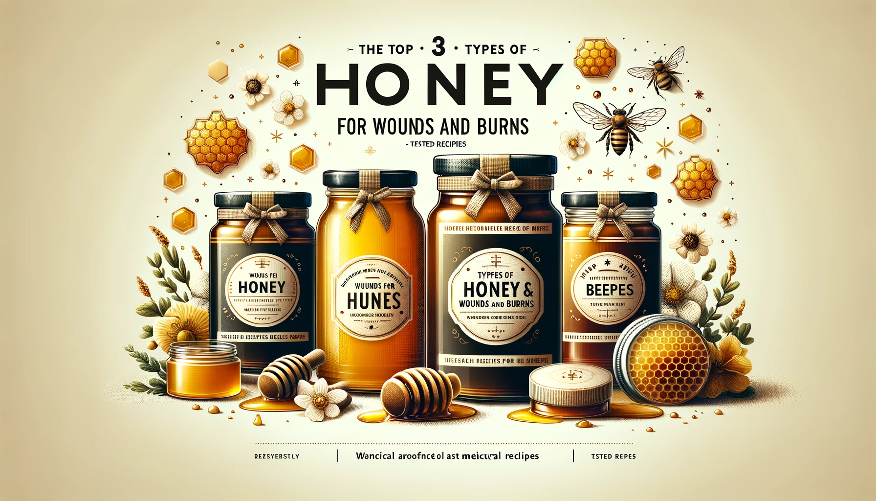 أفضل أنواع عسل لعلاج الجروح والحروق