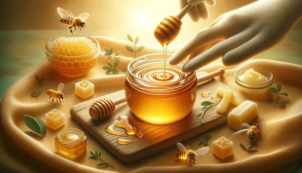 العسل والفازلين لعلاج الحروق والجروح