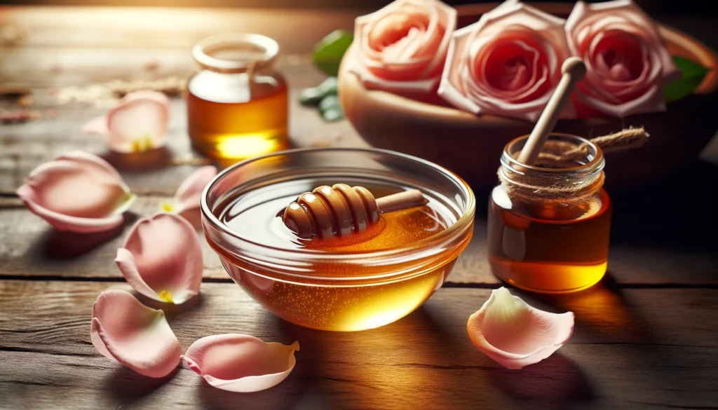 العسل والورد