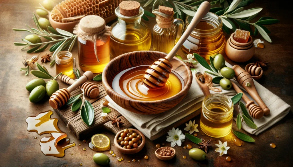 العسل وزيت الزيتون لعلاج الإكزيما