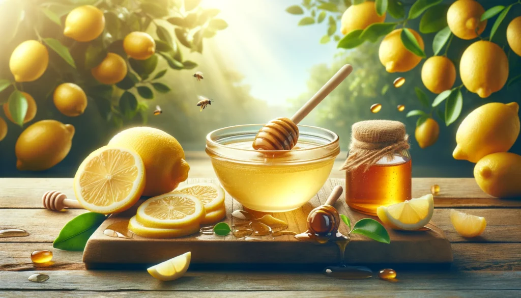 الليمون مع العسل لعلاج الإكرميا