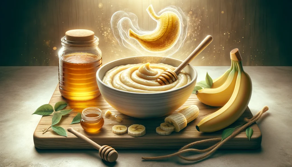 خلطة العسل مع الموز لحموضة المعدة